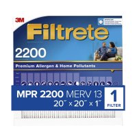 (image for) Filtrete 20 in. W X 20 in. H X 1 in. D Fiberglass 13 MERV Pleate
