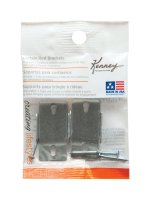 (image for) Chrome Silver Double Curtain Rod Bracket