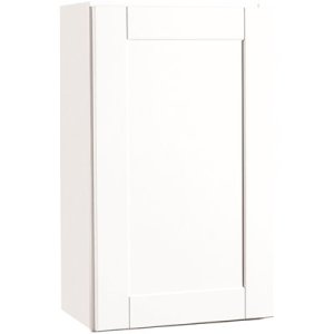 (image for) Shaker Satin White Assembled Wall Cabinet 18 x 30 x 12