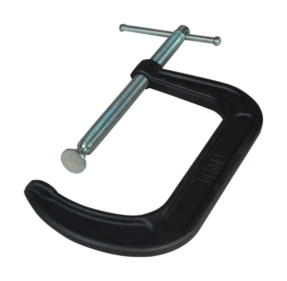 (image for) 6 in. x 3 in. D Adjustable C-Clamp 1800 lb. 1 pc.