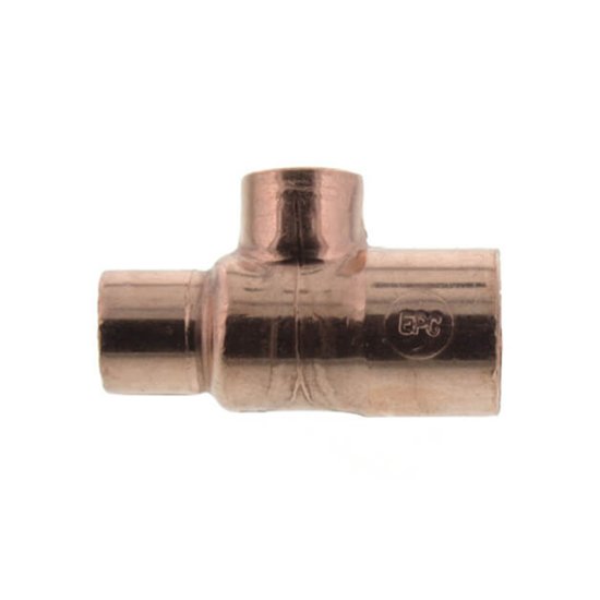 (image for) 3/4 in. Copper x 1/2 in. Dia. Sweat Copper Te
