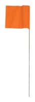 (image for) 21 in. Orange Marking Flags Polyvinyl 100 pk