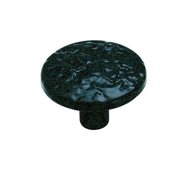 (image for) Round Cabinet Knob 1-1/4 in. Dia. 7/8 in. Black