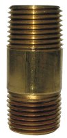 (image for) 1 in. MPT x 1 in. Dia. x 4 in. L MPT Brass Nipple