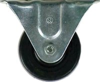(image for) 4 in. Dia. Soft Rubber Caster 225 lb. 1 pk
