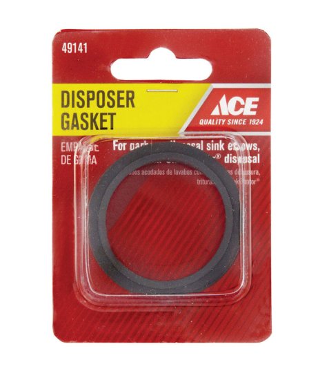 (image for) 1-1/2 in. Black Rubber Garbage Disposal Gasket