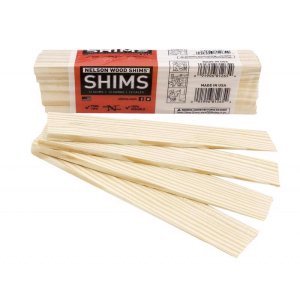 (image for) 1.5 in. W X 8 in. L Wood Shim 12 pk
