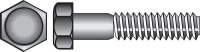 (image for) 1/4 in. Dia. x 4-1/2 in. L Zinc Plated Steel Hex Bolt 10