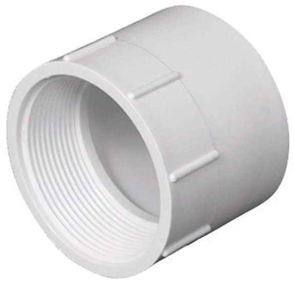 (image for) Schedule 40 3 in. Hub x 3 in. Dia. FPT PVC Pipe A