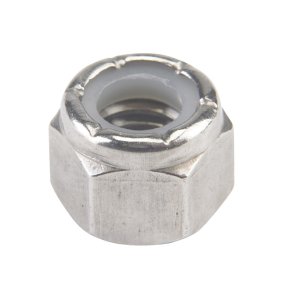 (image for) 3/8 in. Stainless Steel SAE Nylon Lock Nut 50 pk