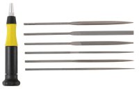 (image for) General Tools 5-1/2 in. L Steel Needle File Set 6 pc.