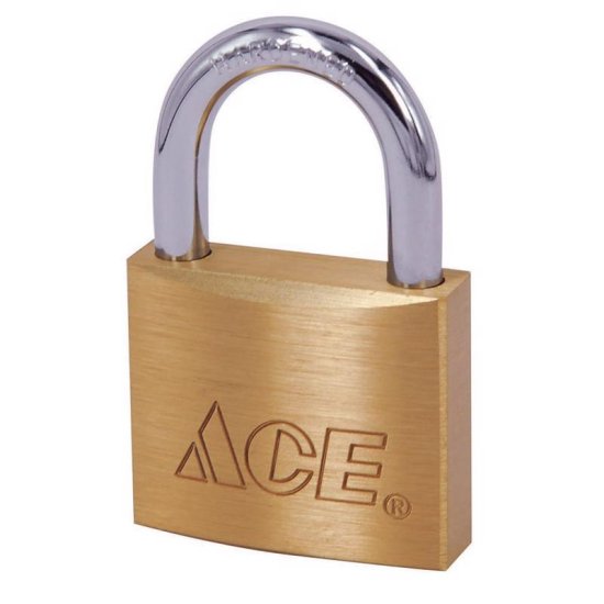 (image for) 1-1/16 in. X 1-1/8 in. X 7/16 in. Brass Keyed Alike Padlock
