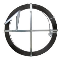 (image for) 100 ft. L Flat Steel Sewer Rod