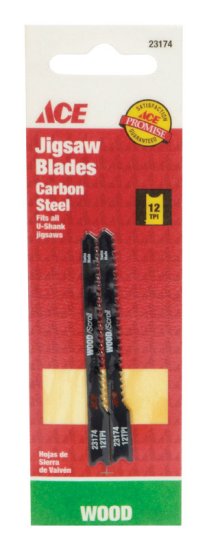 (image for) 2-3/4 in. Carbon Steel Universal Jig Saw Blade 12 TPI 2 pk