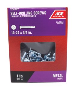 (image for) No. 10 x 3/4 in. L Phillips Wafer Head Zinc-Plated Steel Sel