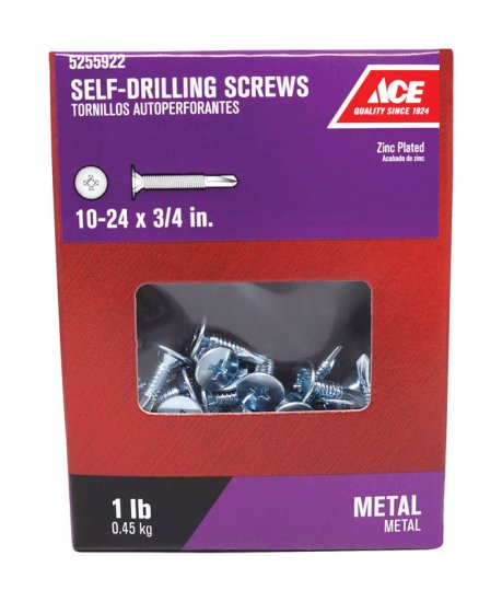 (image for) No. 10 x 3/4 in. L Phillips Wafer Head Zinc-Plated Steel Sel