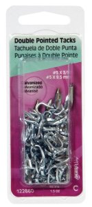 (image for) No. 11 Galvanized Steel Double Point Tack Staple 11 Ga.