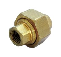 (image for) 1/4 in. FPT x 1/4 in. Dia. FPT Brass Union