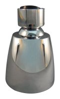 (image for) Chrome Plastic Adjustable Showerhead 1.5 gpm