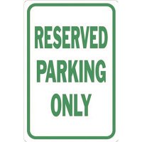 (image for) RESERVED PARKING 12"X18" Heavy Duty