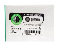 (image for) 0.375 in. Dia. x 4 in. L Stainless Steel Carriage Bolt 2