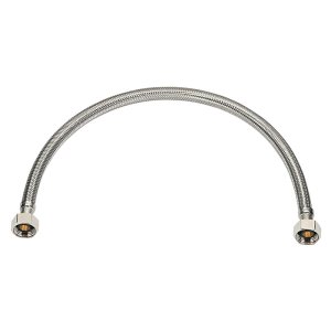 (image for) 1/2 in. FIP x 1/2 in. Dia. FIP 20 in. Stainless Steel