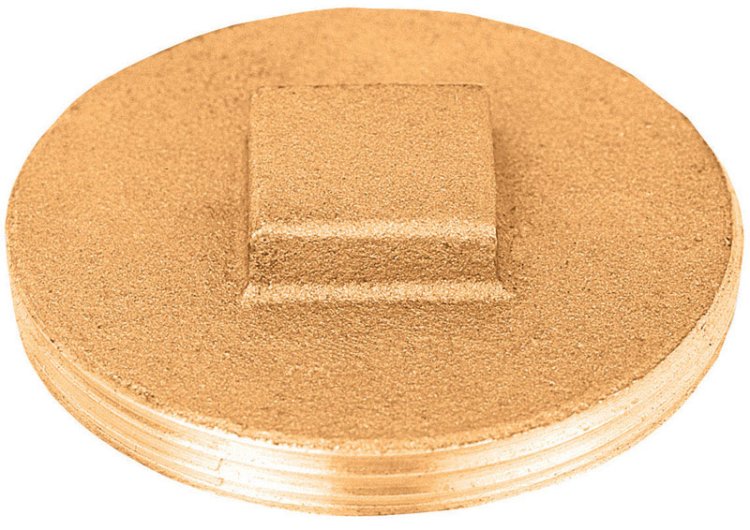 (image for) 3-1/2 in. MPT Brass Replacement Plug