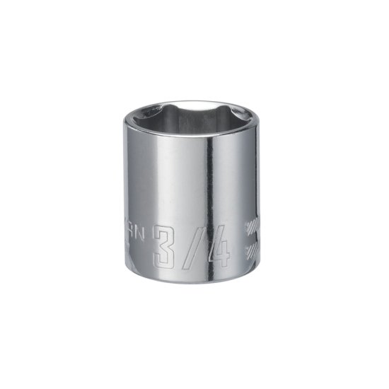 (image for) Craftsman 3/4 in. X 3/8 in. drive SAE 6 Point Standard Shallow S