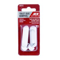 (image for) Toilet Seat Bumper Set White Plastic