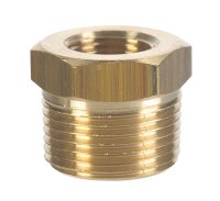 (image for) 1/4 in. MPT x 1/8 in. Dia. FPT Brass Hex Bushing