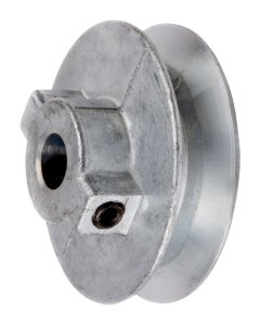 (image for) 4 in. Dia. Zinc Single V Grooved Pulley