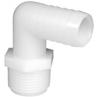 (image for) 1/2 in. MPT x 1/2 in. Dia. Barb Nylon Elbow