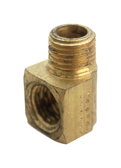 (image for) 3/4 in. FPT x 3/4 in. Dia. MPT Brass 90 Degree Street Elbow
