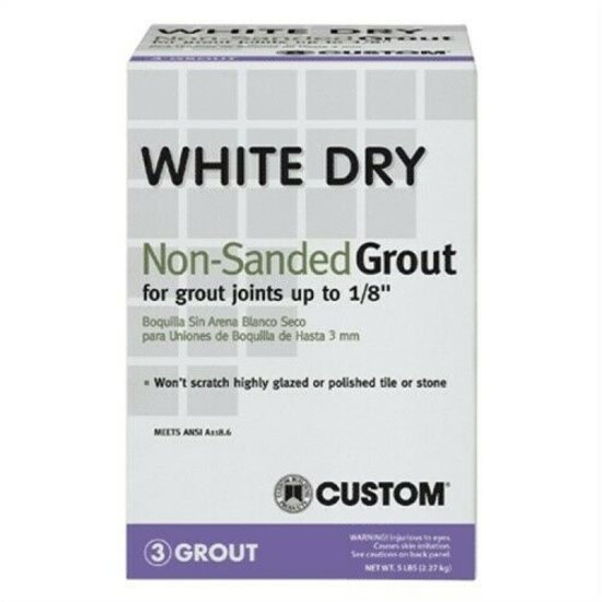 (image for) White Dry Indoor and Outdoor White Grou