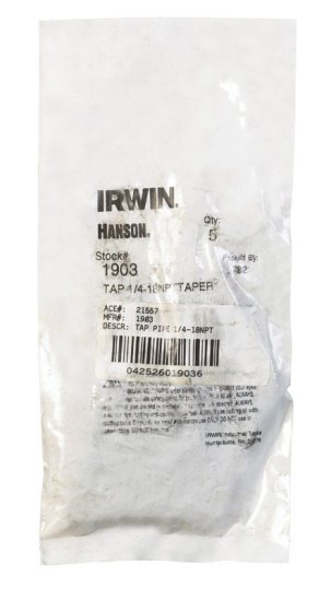 (image for) High Carbon Steel SAE Pipe Tap 1/4 in.-18NPT 1 pc.