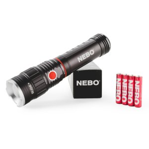 (image for) Nebo Slyde Plus 400 lm Storm Gray LED Work Light Flashlight AAA 