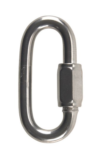(image for) Polished Stainless Steel Quick Link 1540 lb. 3 in