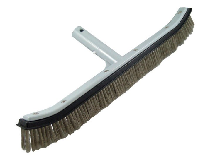 (image for) Pool Brush 2.5 in. W X 18 in. L Stainless Steel Bristles