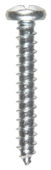 (image for) No. 12 x 1-1/2 in. L Phillips Pan Head Zinc-Plated Steel