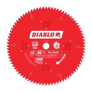 (image for) 12 in. Dia. x 1 in. Carbide Tip Titanium Finishing Saw Bl