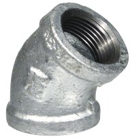 (image for) 3/8 in. FIP x 3/8 in. Dia. FIP Galvanized Malleable Iron 45