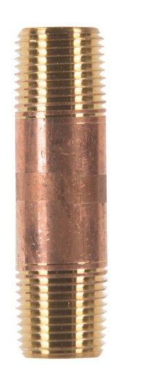 (image for) 1/2 in. MPT x 1/2 in. Dia. x 3 in. L MPT Brass Nipple