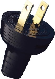 (image for) Residential Vinyl Straight Blade Plug 1-15P 18-14 AWG 2