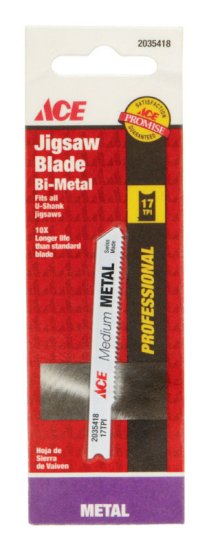 (image for) 2-3/4 in. Bi-Metal U-Shank Jig Saw Blade 17 TPI 1 pk