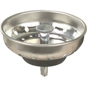 (image for) BASKET STRAINER WITH POST, STAINLESS STEEL