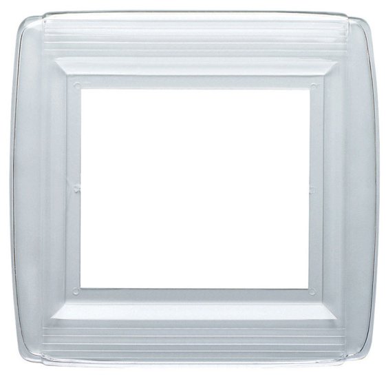 (image for) Clear 2 gang Plastic Wall Plate Shield 1 pk