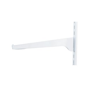 (image for) White Steel Regular Duty Bracket 16 Ga. 12 in. L 16