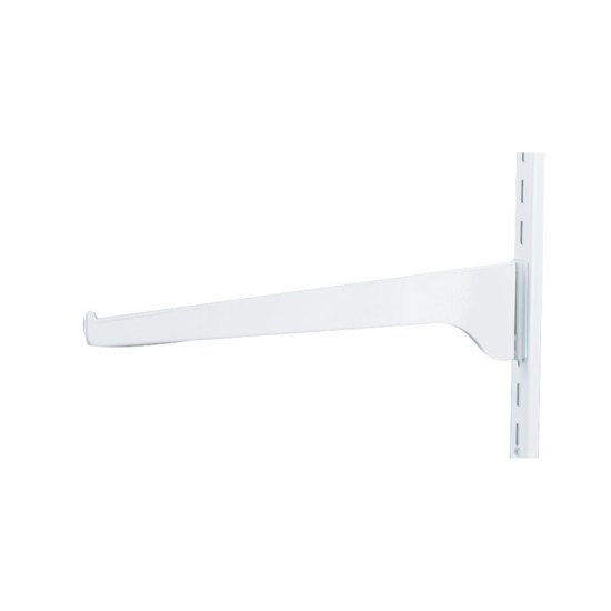 (image for) White Steel Regular Duty Bracket 16 Ga. 12 in. L 16