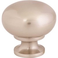 (image for) 1-1/4 in. Brushed Nickel Cabinet Knob (5-Pack)