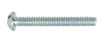 (image for) No. 10-24 x 1-1/2 in. L Combination Round Head Zinc-Plat